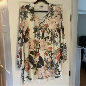 Show Me Your Mumu Women's Lightning Bird Tunic Enchanted Florist